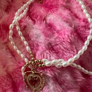 heart pearl necklace 💓🎀